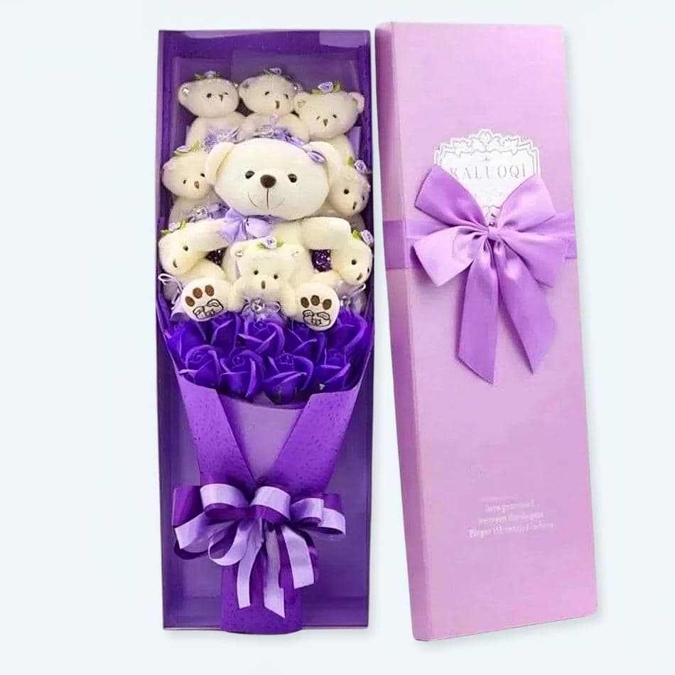 Teddy Bear Flower Bouquet