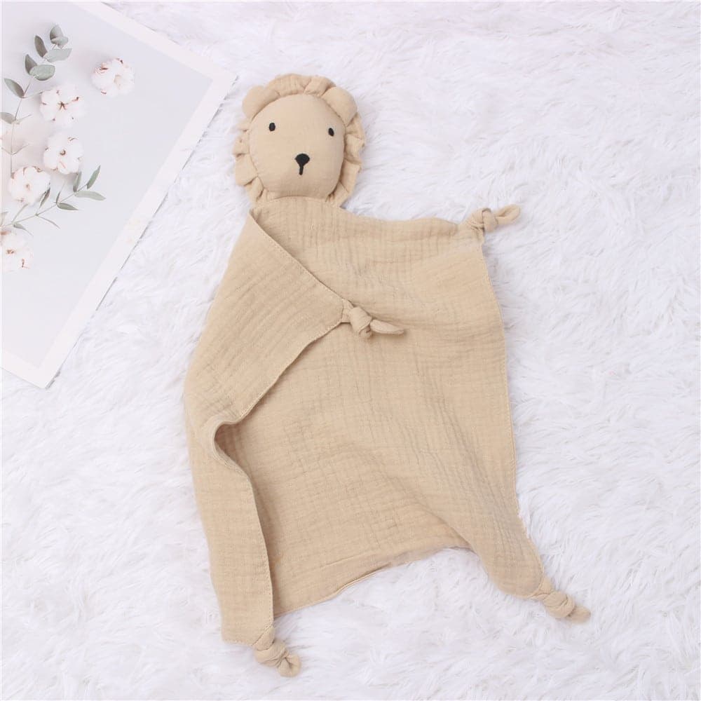 Muslin & Cotton Lion Baby Toy thumbnail 4