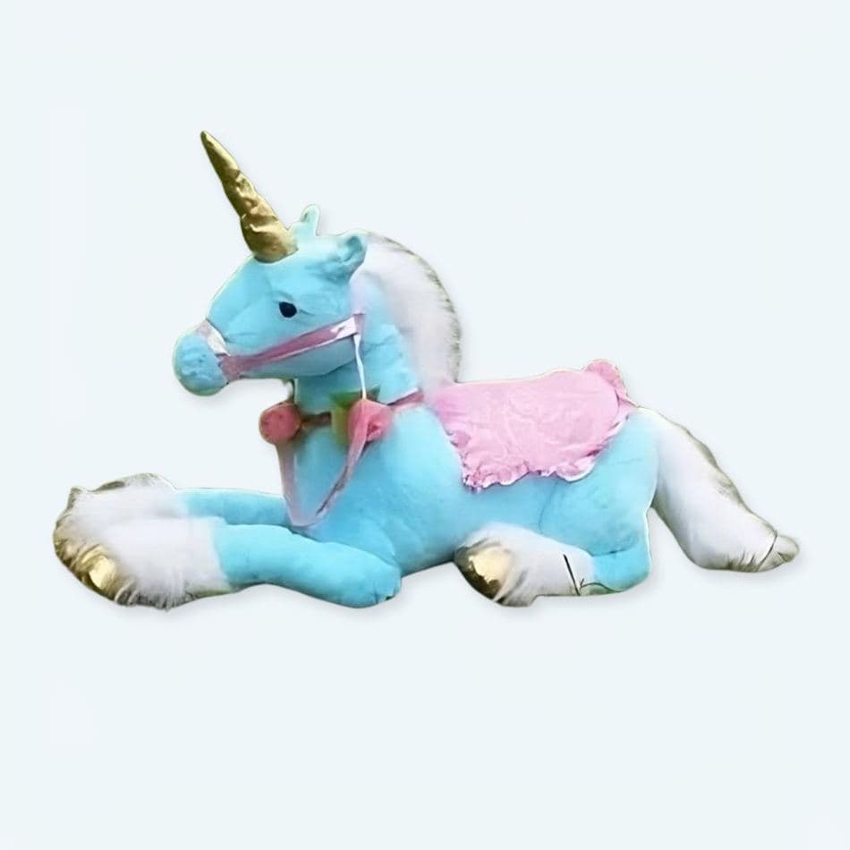 Blue Unicorn Plush