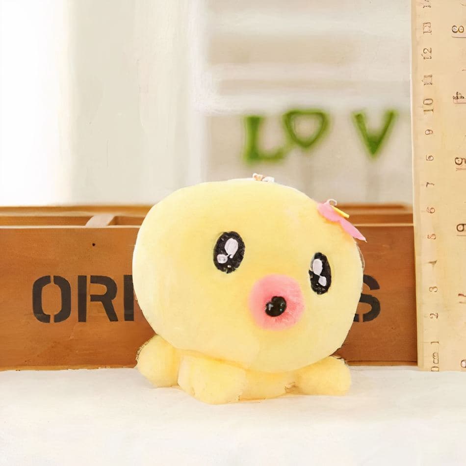 Yellow Octopus Keychain Plush thumbnail 3