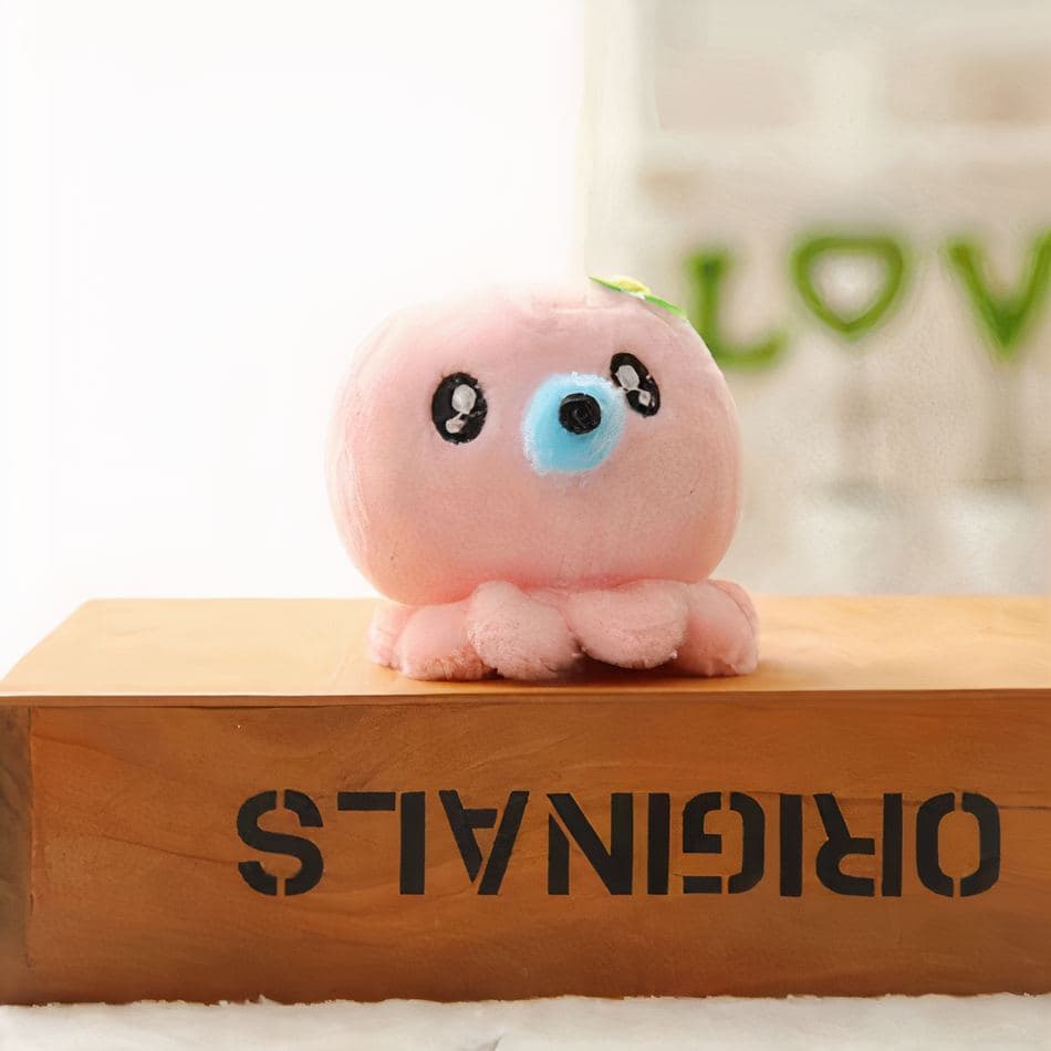 Pink Octopus Keychain Plush thumbnail 3