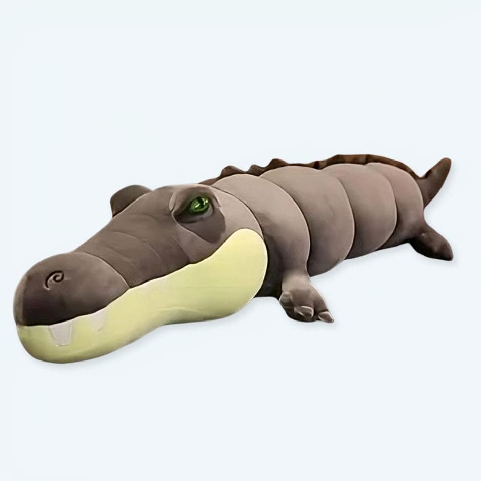 Giant Gray Alligator Plush