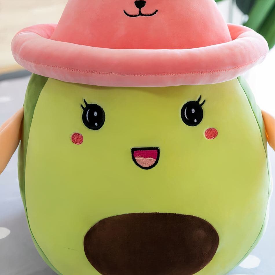 Cute Avocado Plush Toy with Hat thumbnail 2