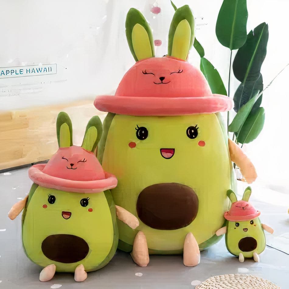 Cute Avocado Plush Toy with Hat thumbnail 4
