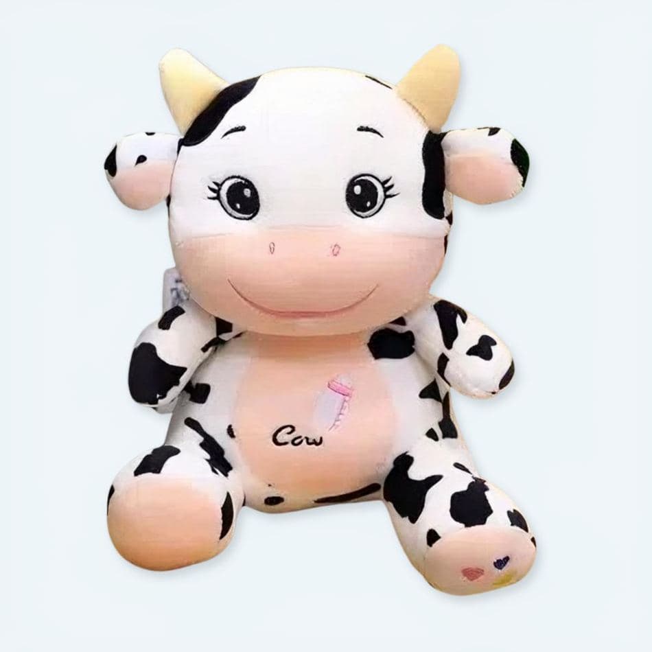 Embroidered Baby Cow Plush