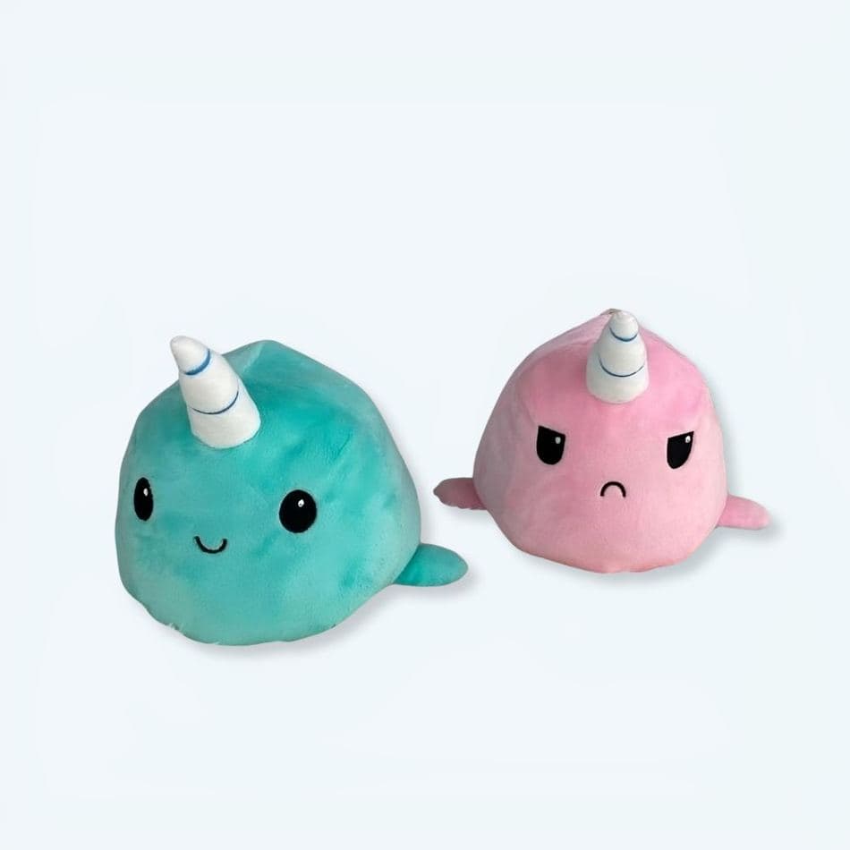 Green Unicorn Whale Plush