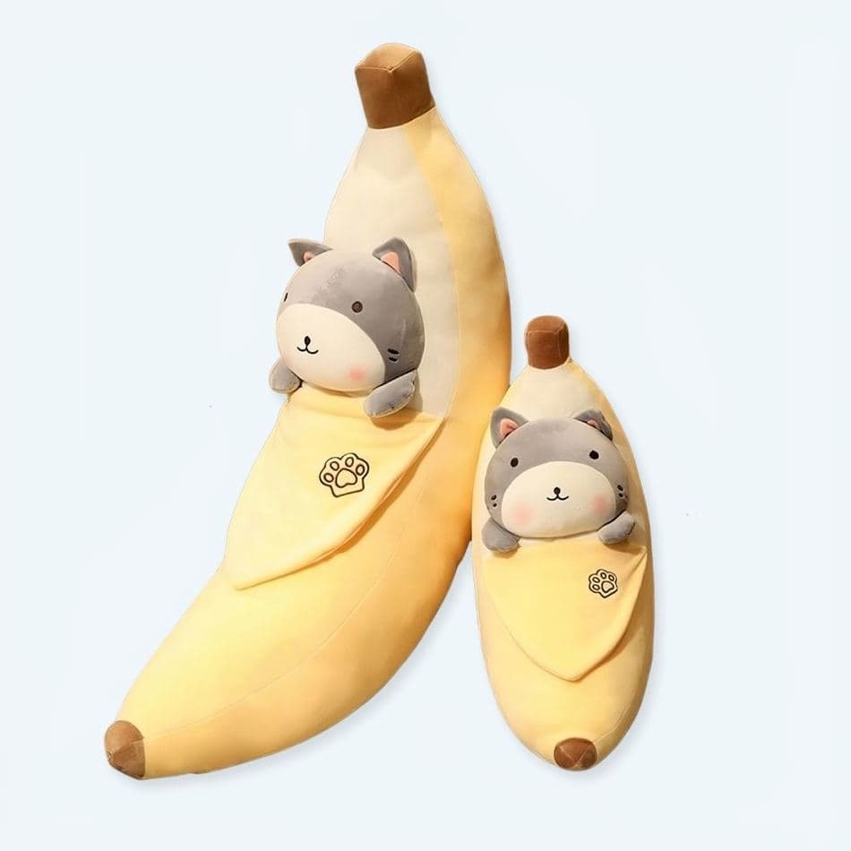 Plush fruit toys: realistic banana plushie & other soft food plushes. Perfect for kids, gifts, and urban decor.
