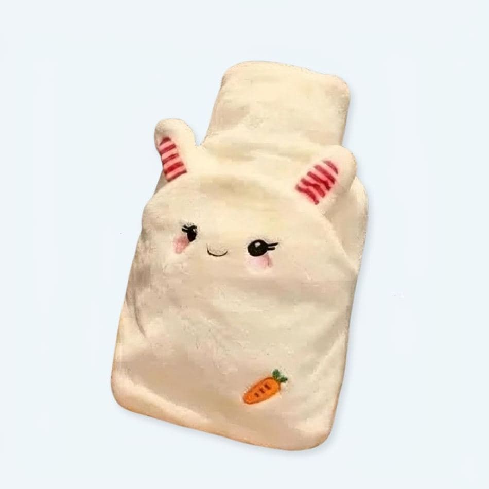 Rabbit Hot Water Bottle with Carrot