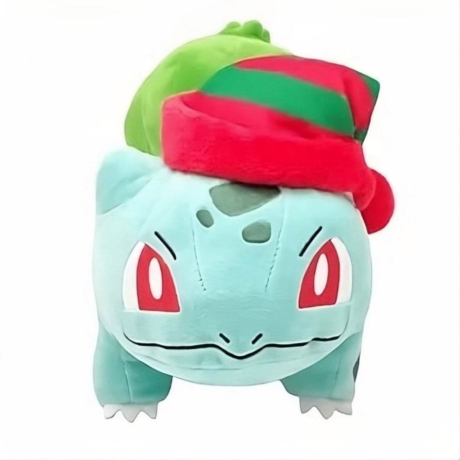 Bulbasaur Pokémon Christmas Plush thumbnail 2