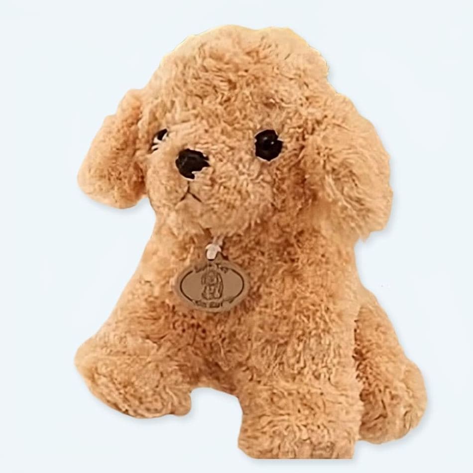 Beige Poodle Plush Toy