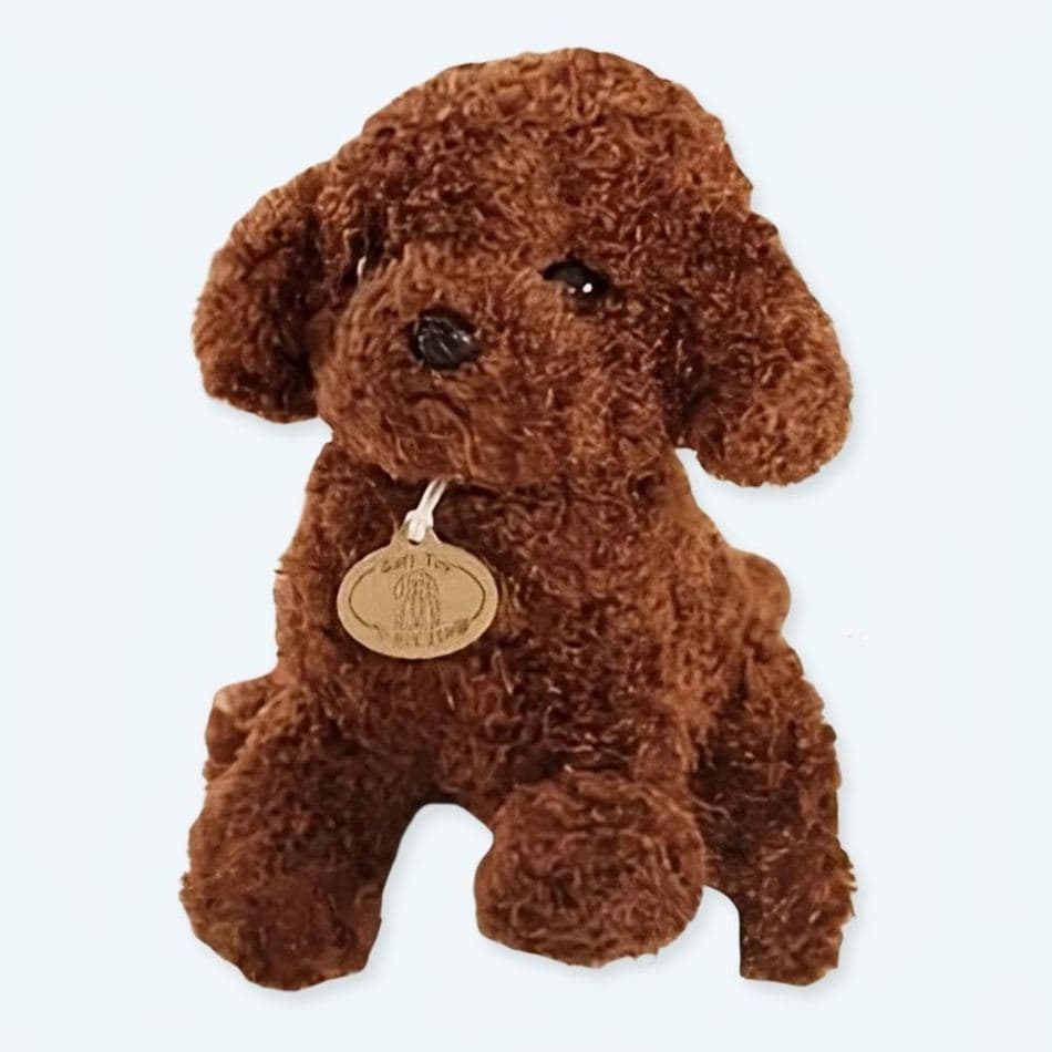 Brown Poodle Plush Toy