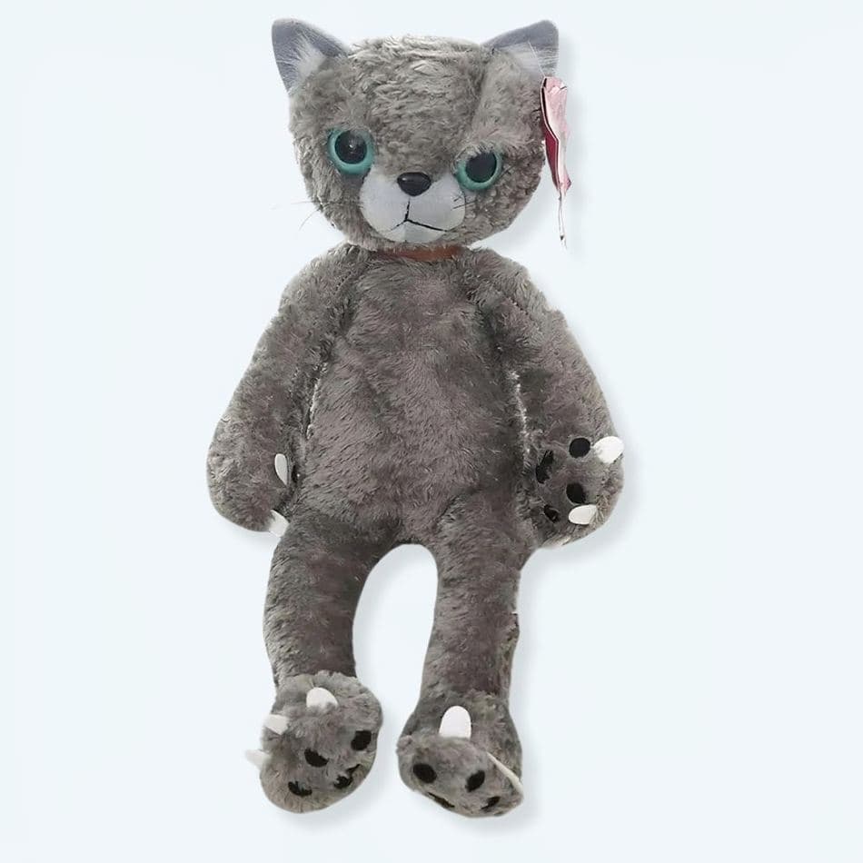 Angry Beige Cat Plush