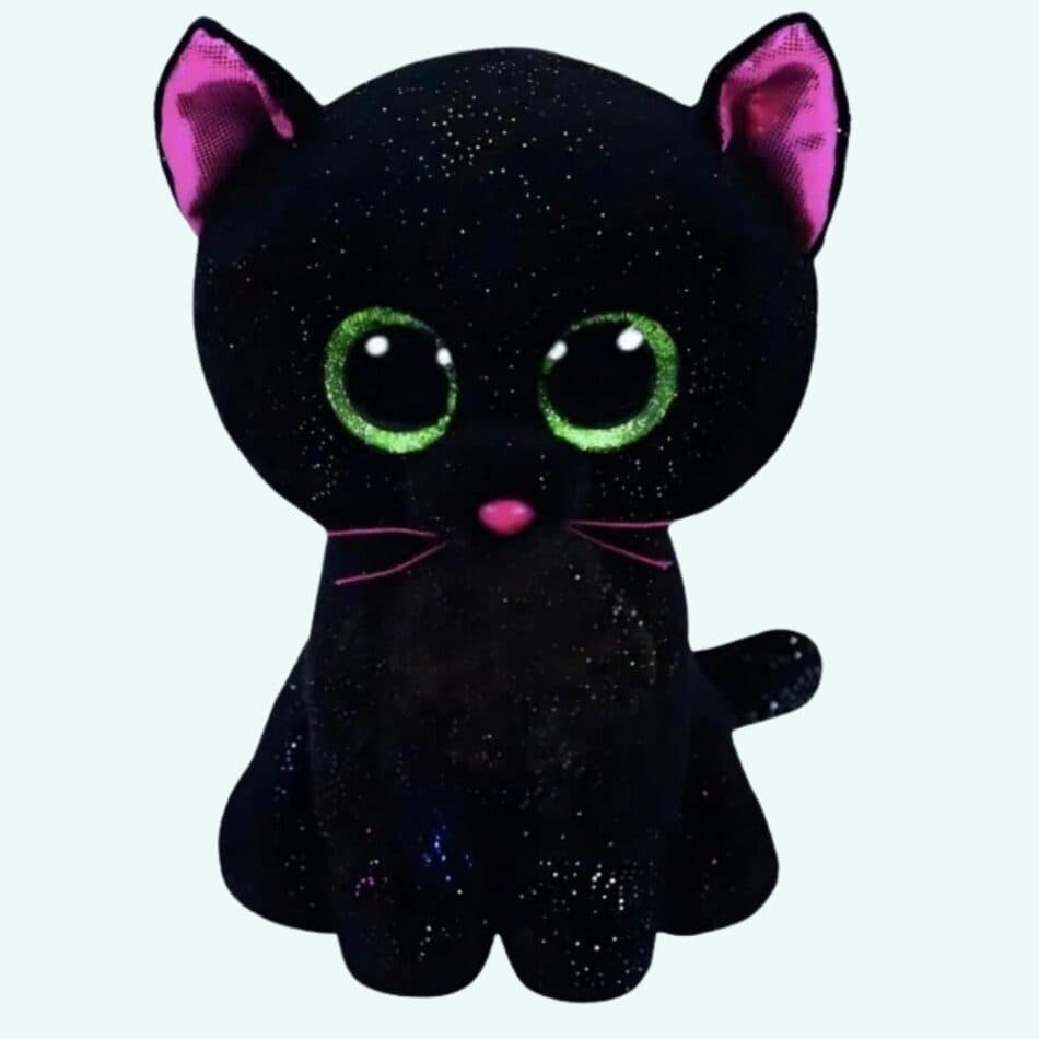 TY Halloween Black Cat Plush