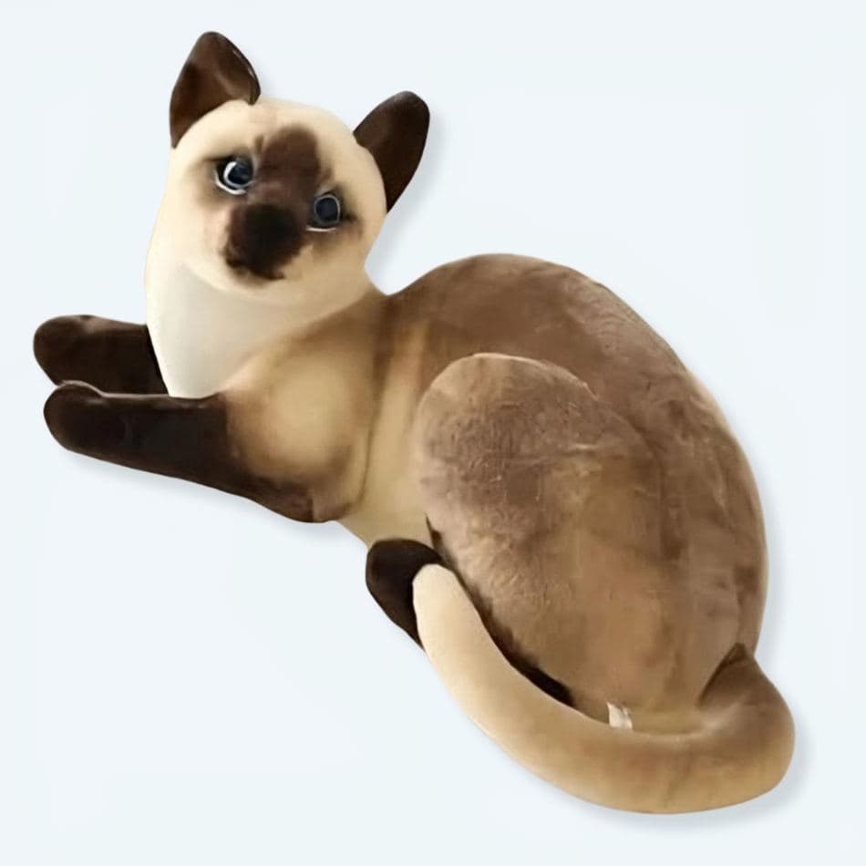 Gray Striped Cat Plush