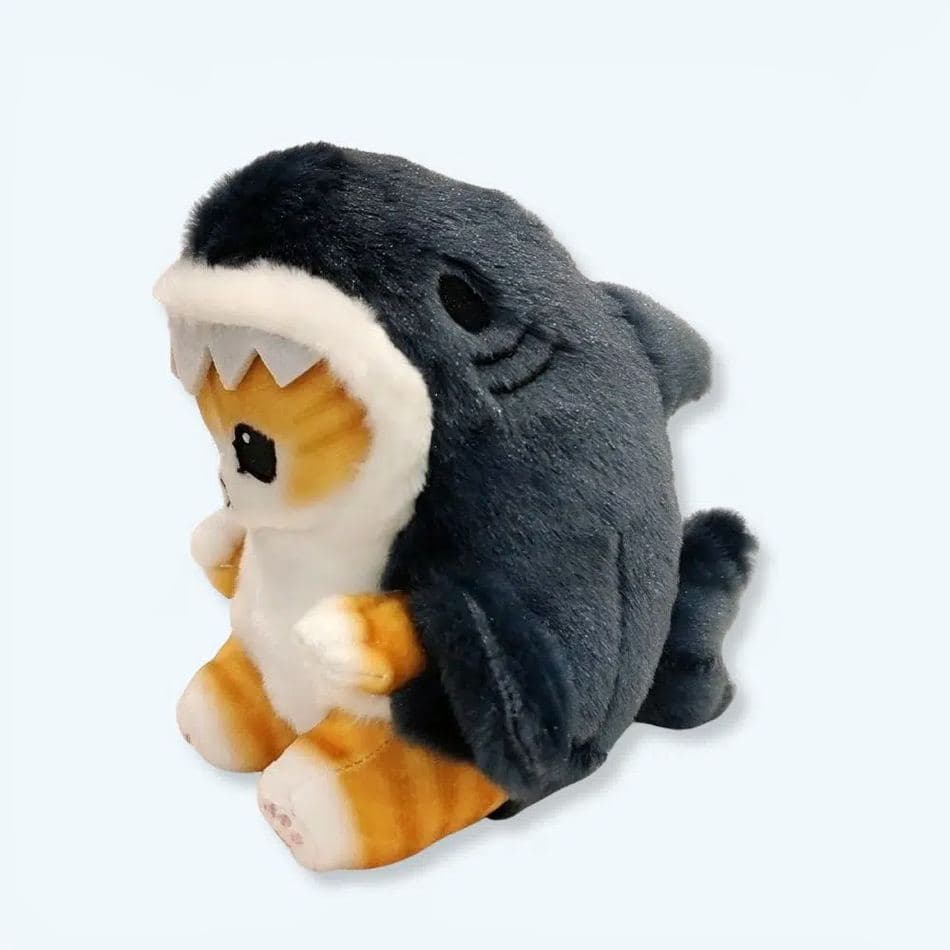 Shark Kitten Plush Keychain