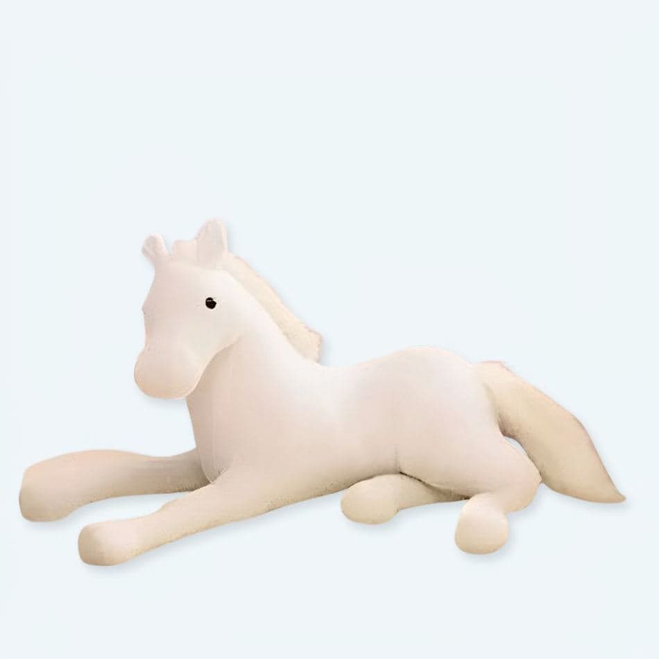 White Horse Plush Toy