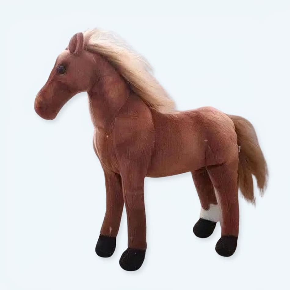 Cute Brown Horse Plush Toy