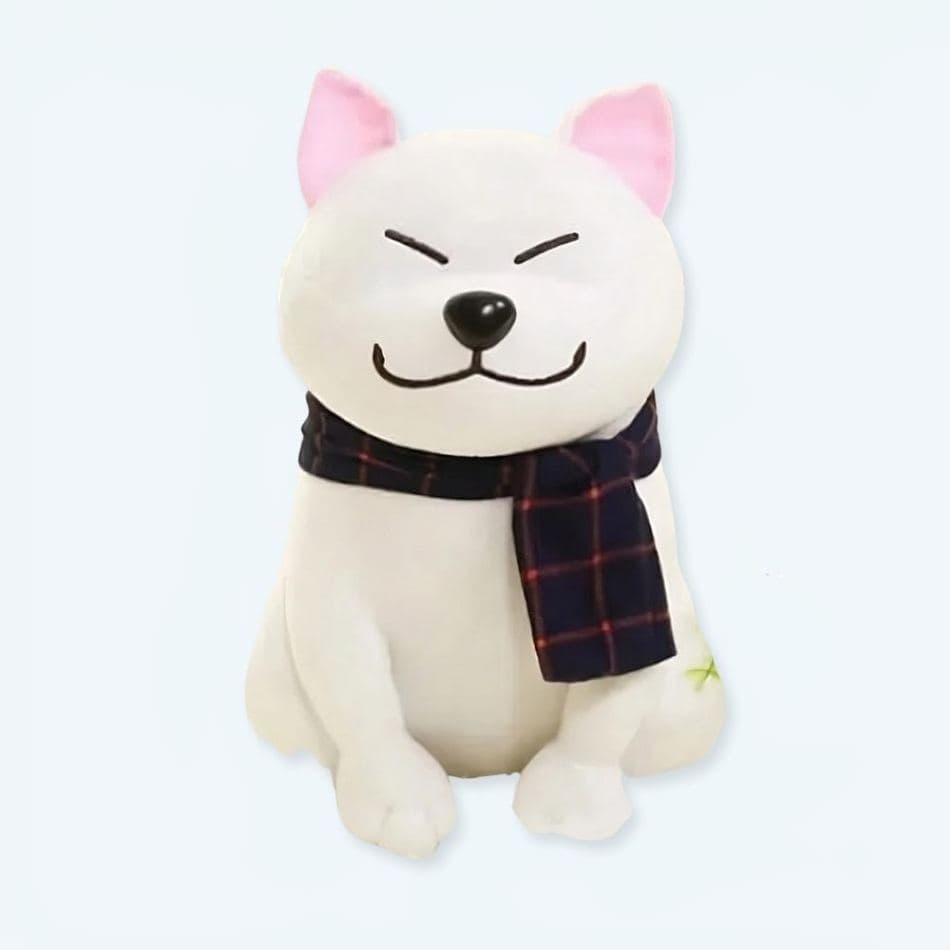 Cute White Dog Plush