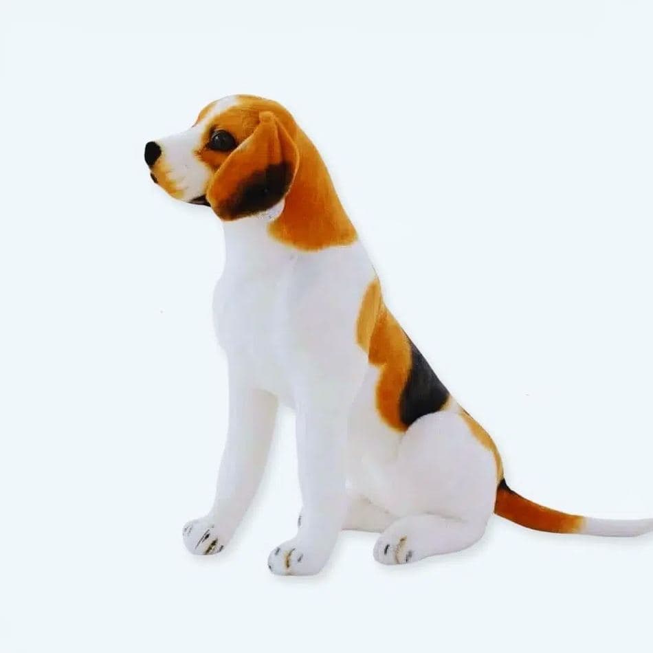 Giant Tricolor Plush Dog