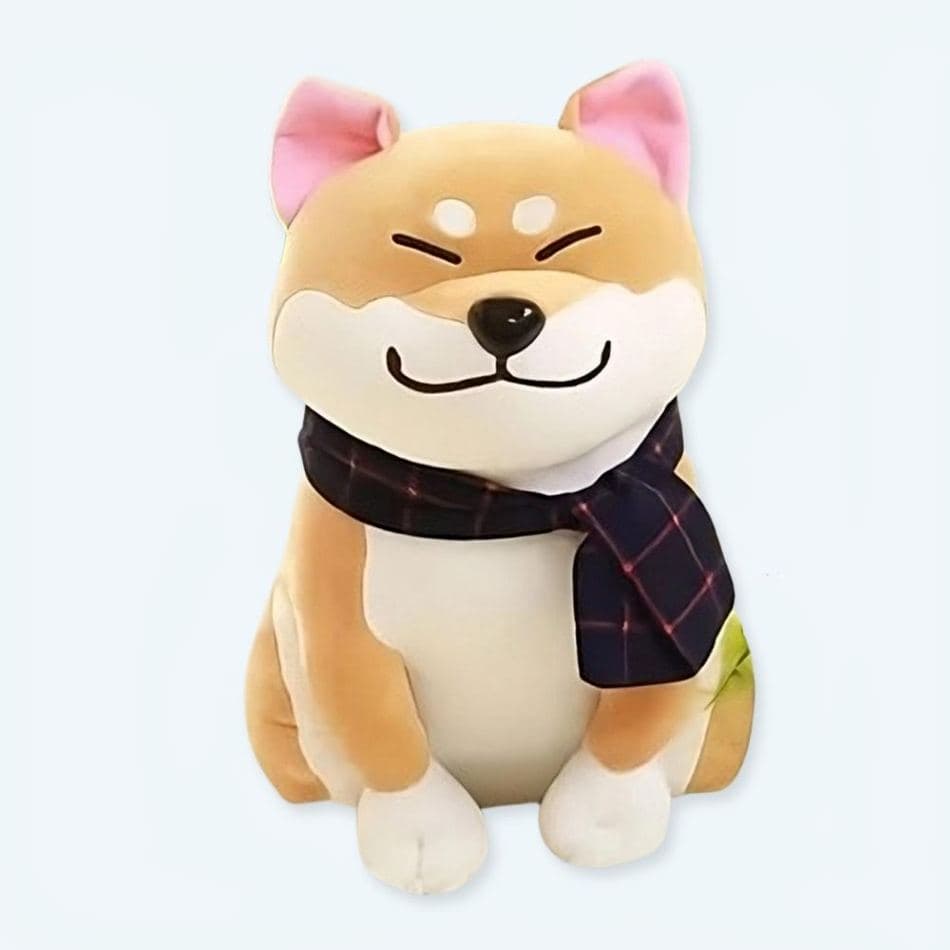 Cute Brown Dog Plush Toy