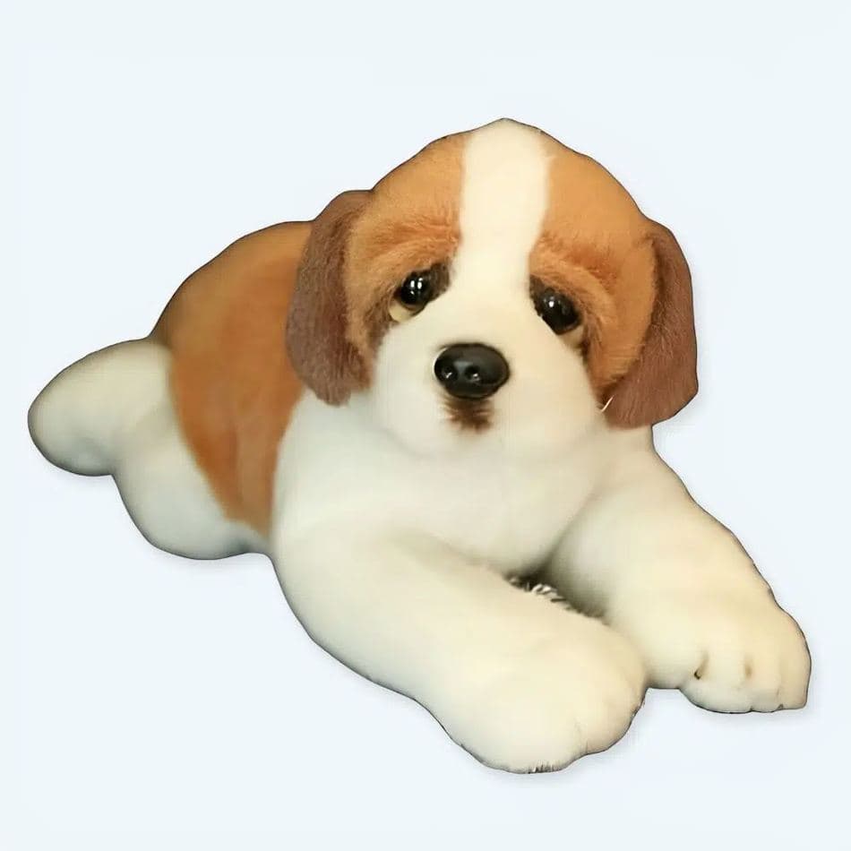 Saint Bernard Plush Dog