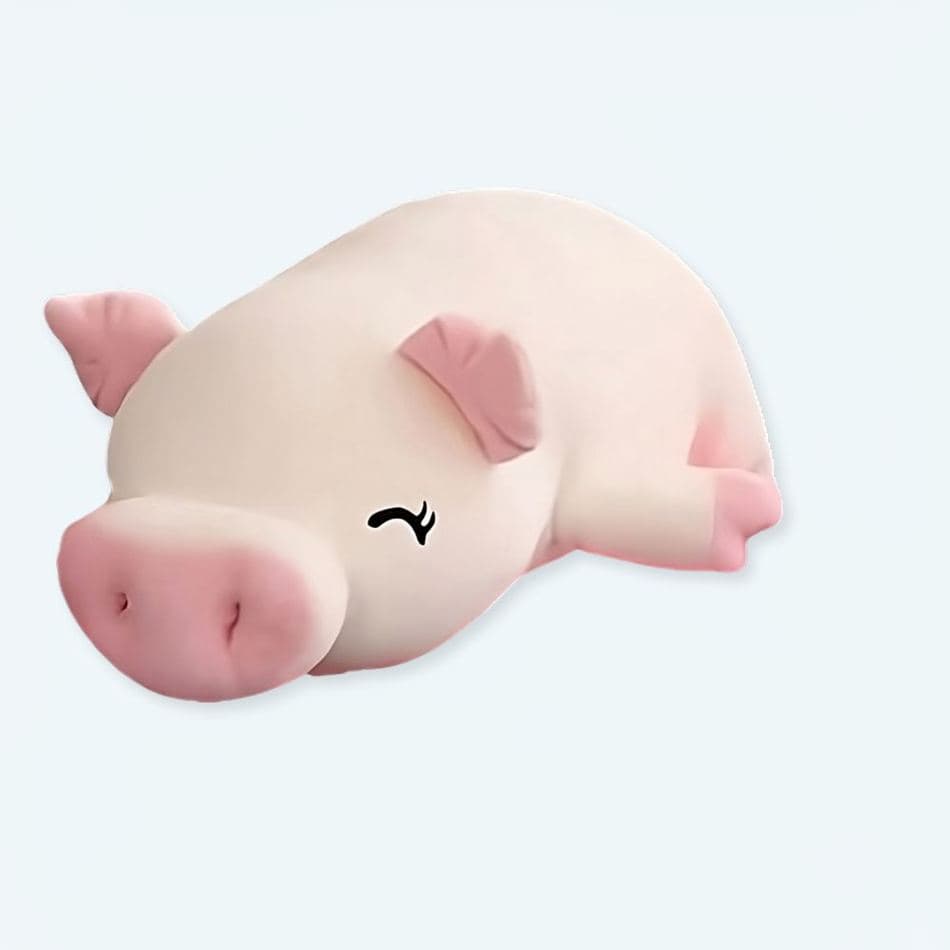 Happy White Pig Plush