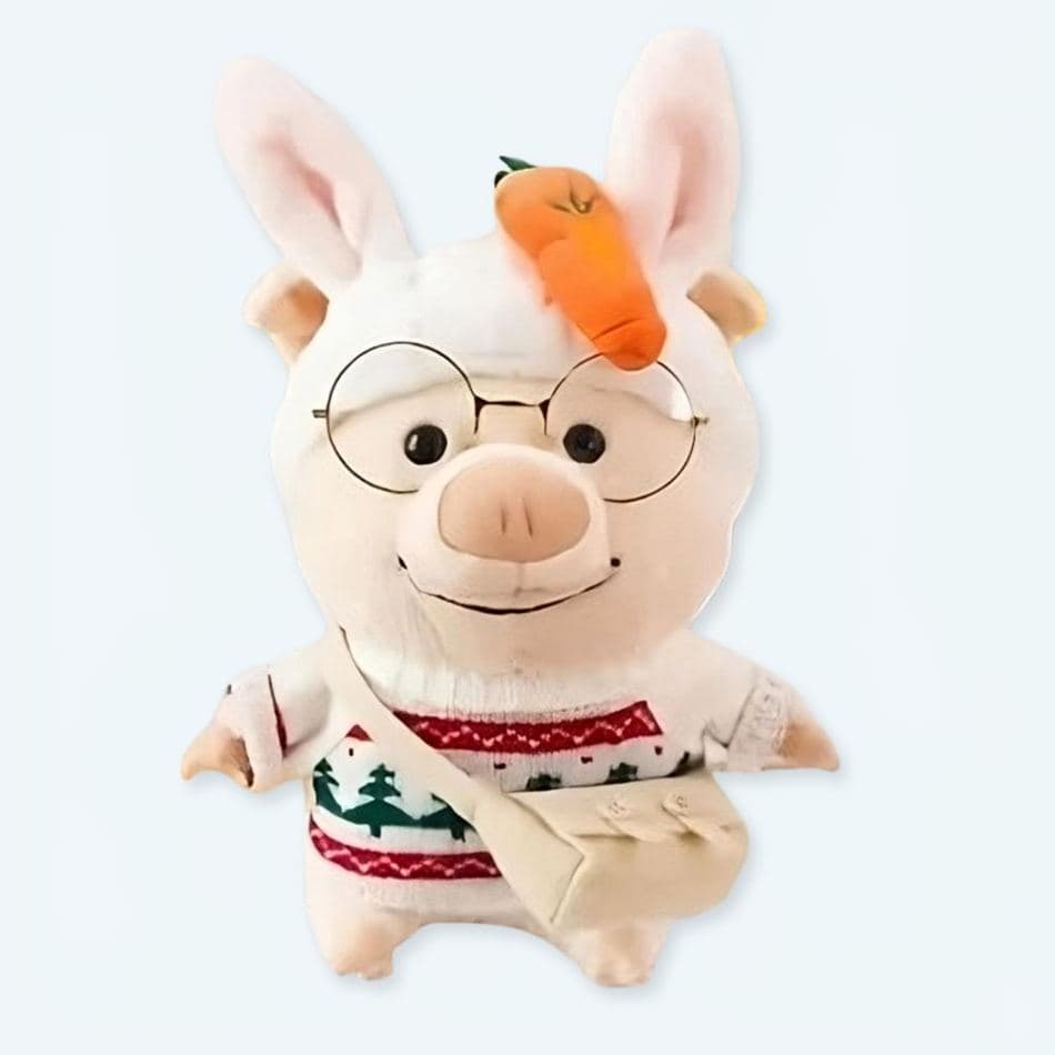 Christmas Pig Plush Toy