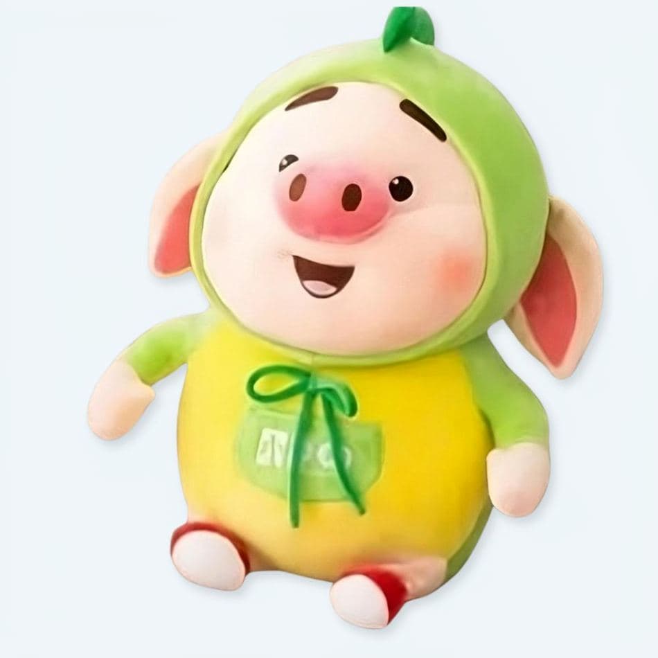 Green Kawaii Pig Plushie
