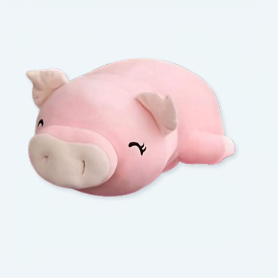 Pink Happy Pig Plush