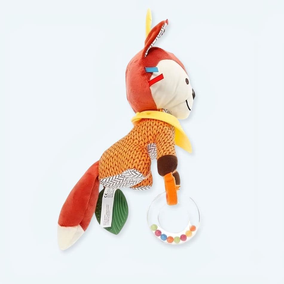 Hanging Colorful Fox Plush