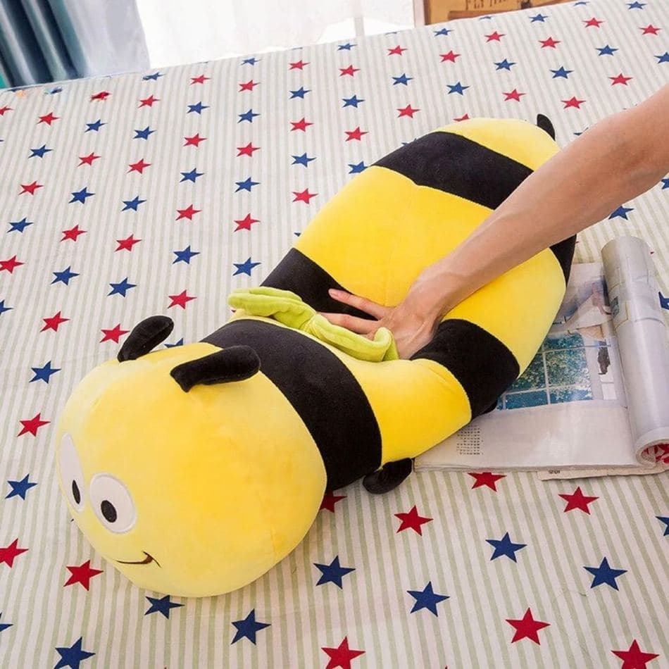 Smiling Bee Plush Pillow thumbnail 4
