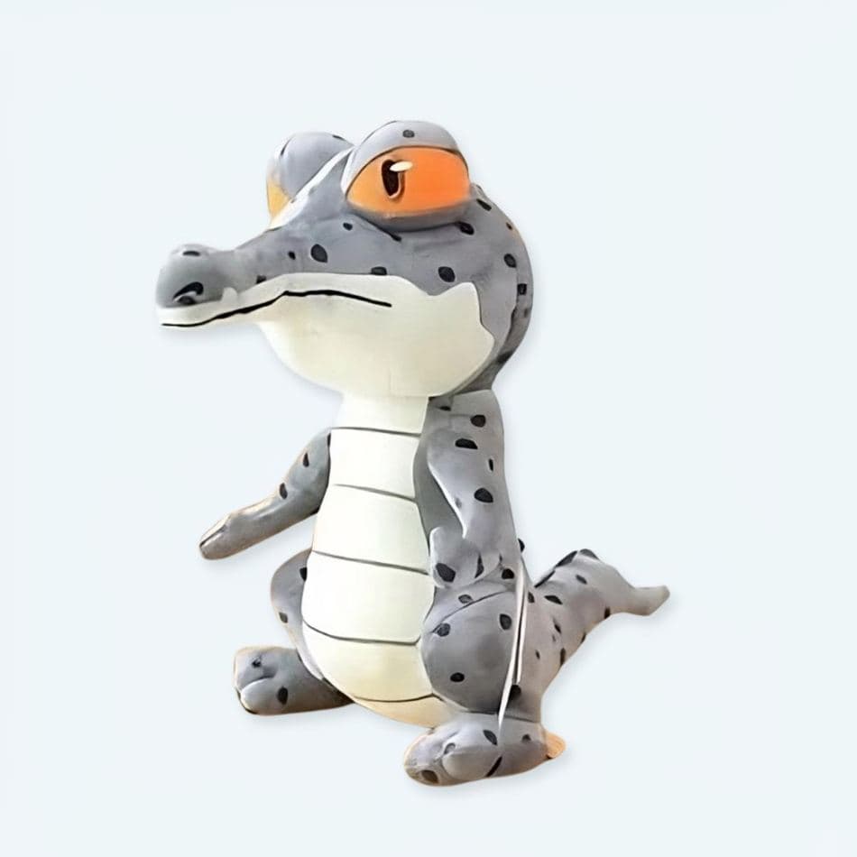 Cute Gray Crocodile Plushie