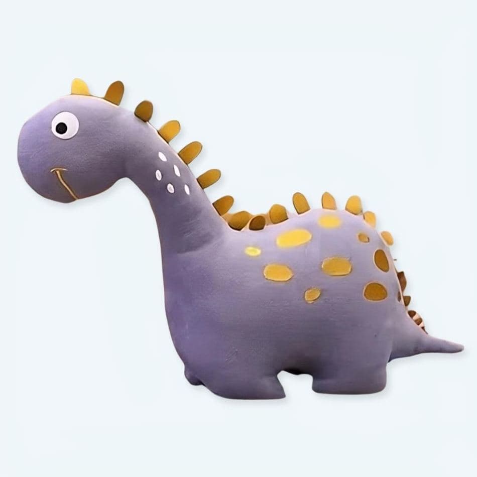 Funny Purple Dinosaur Plushie