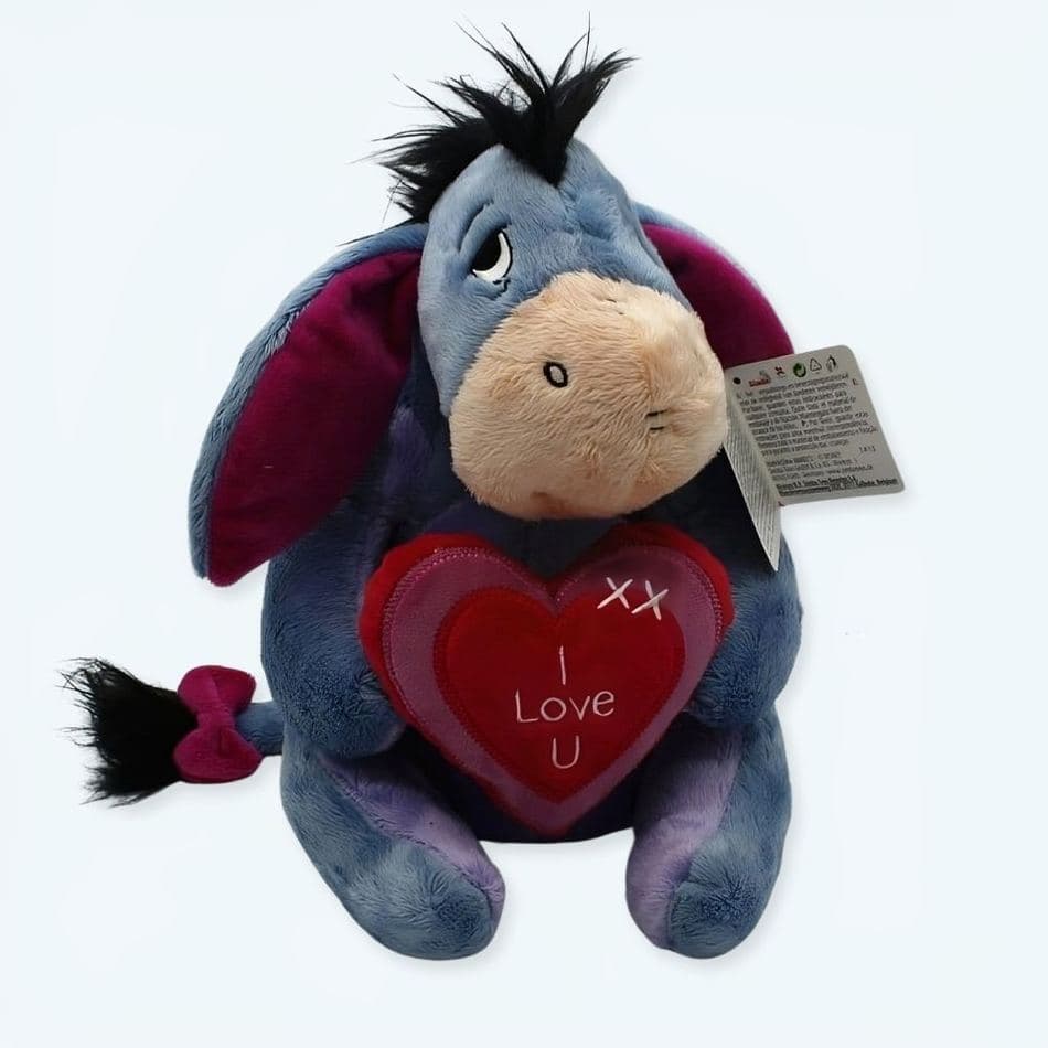 Disney Eeyore "I Love You" Plush