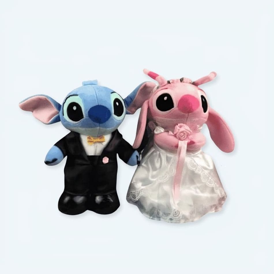 Stitch & Angel Wedding Plush
