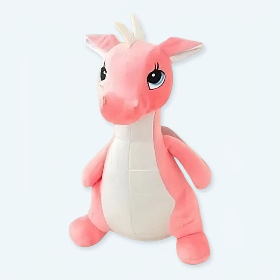 Pink Dragon Plush Toy