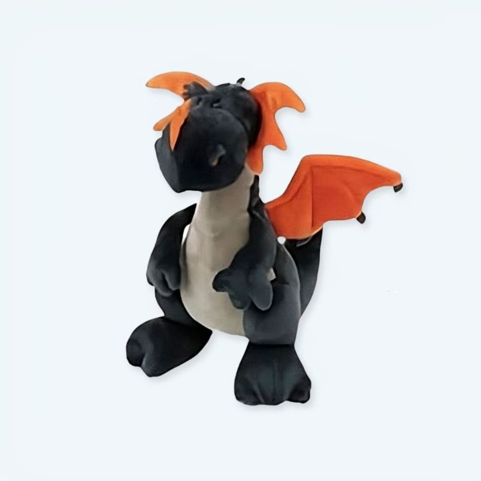 Black Dragon Plush Toy