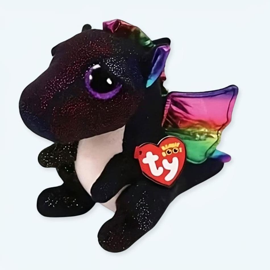 Black TY Dragon Plush