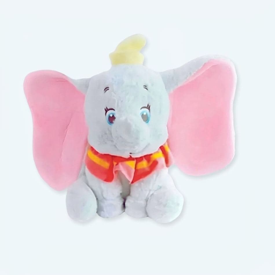 Soft Grey Dumbo Plush Toy