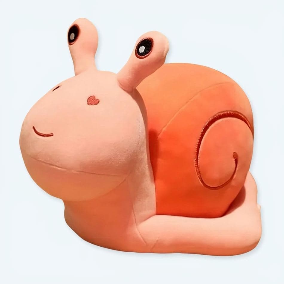 Pink Heart Snail Plush