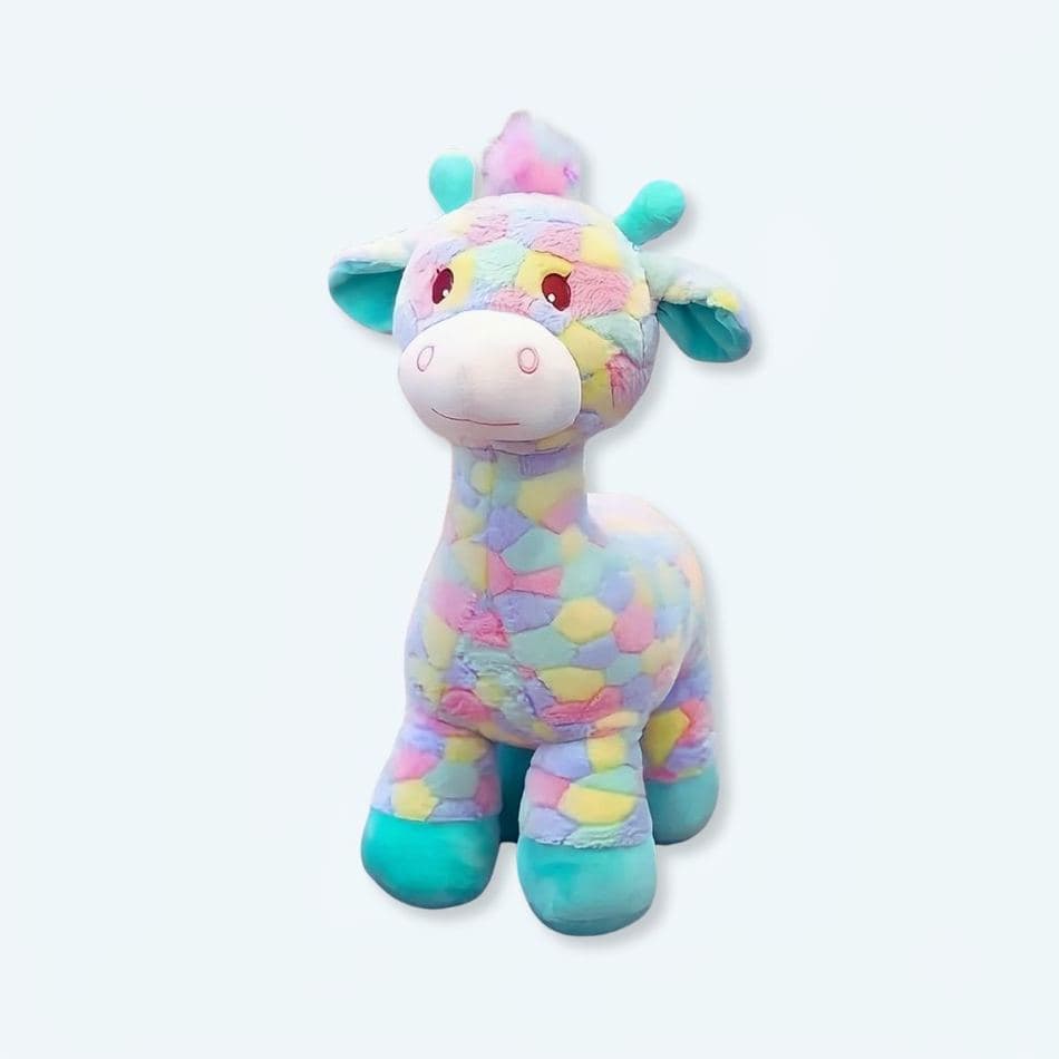 Rainbow Giraffe Plush