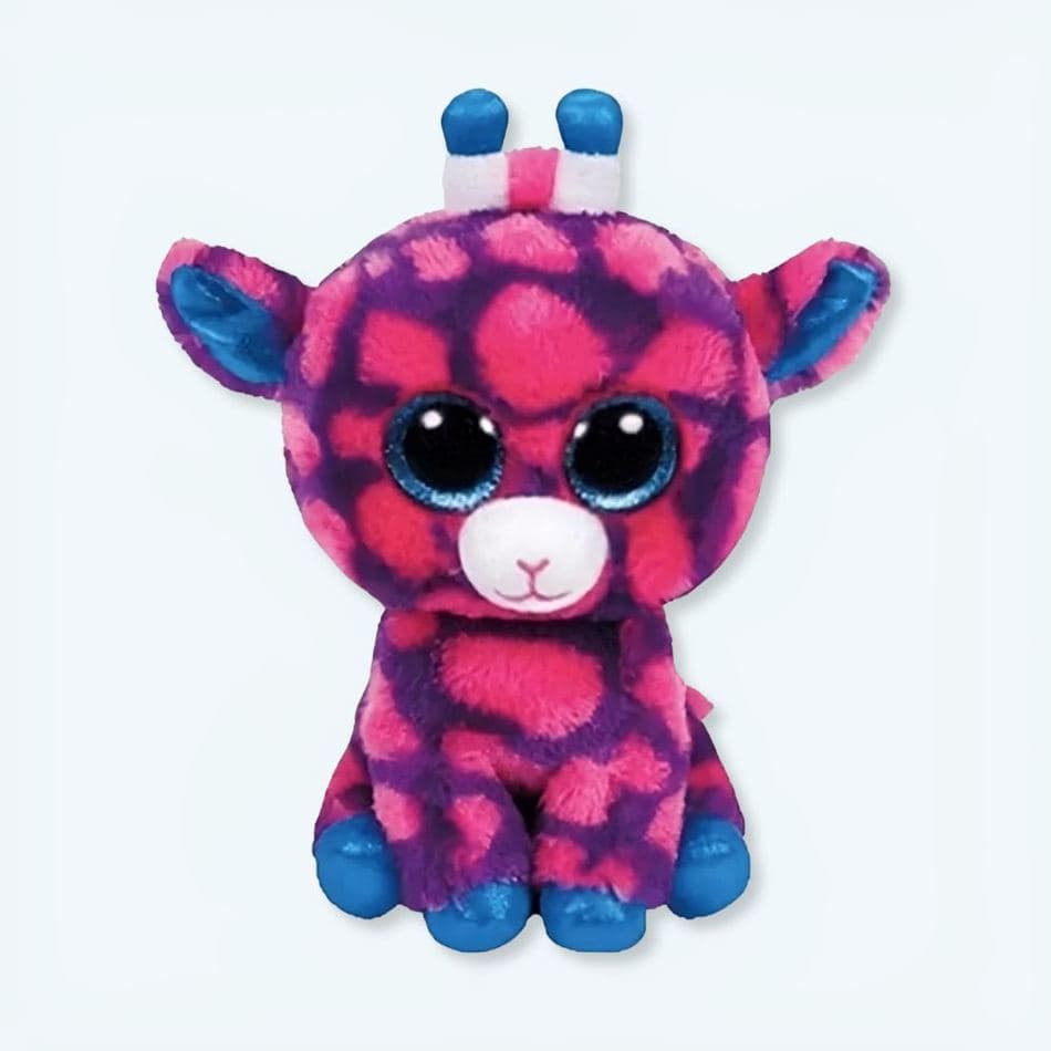 TY Pink & Blue Giraffe Plush