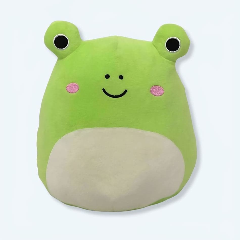 3D Frog Pillow Plush