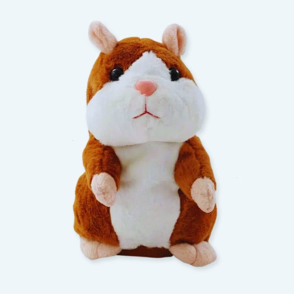 Talking Brown Hamster Plushie