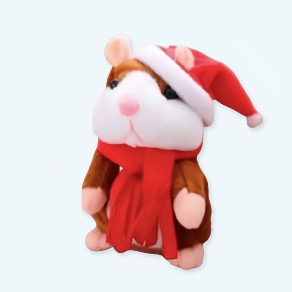 Talking Santa Hamster Plush