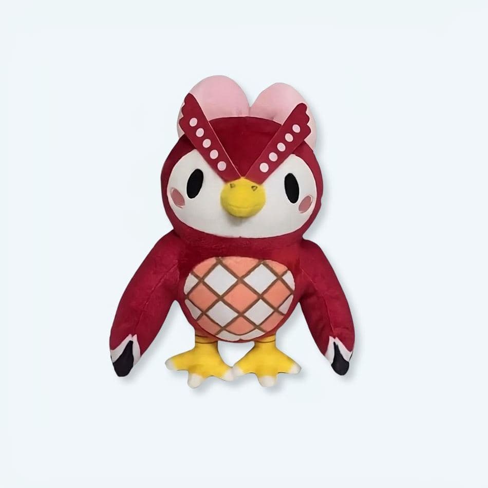 Burgundy Owl Plush