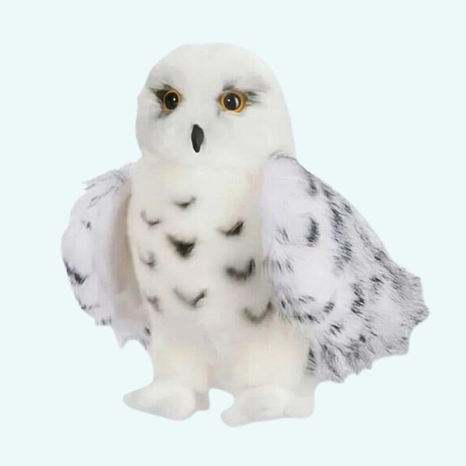 Stuffed animal subcategory: Cute, cuddly owl plushies for kids & adults. Nursery decor, gifts. Soft toys in urban setting.