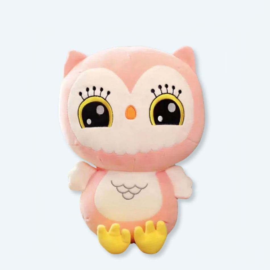 Pink Kawaii Owl Plush
