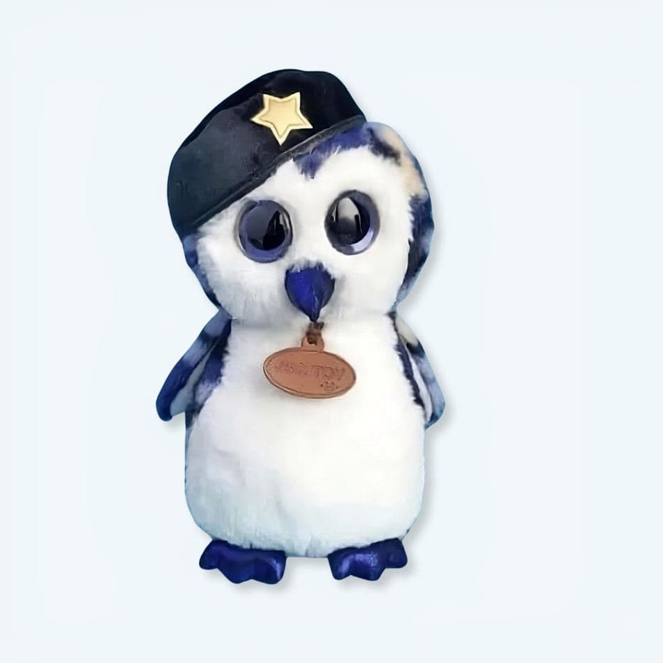 Blue Military Owl Plush