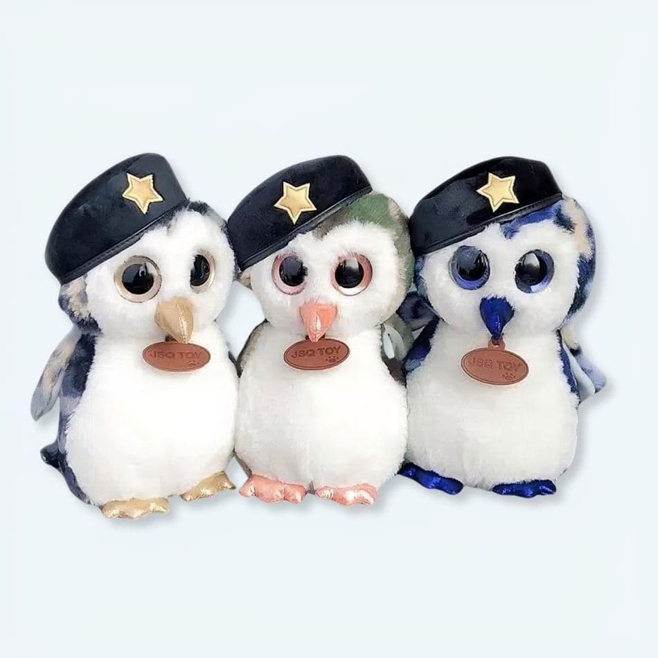 Green Military Owl Plush